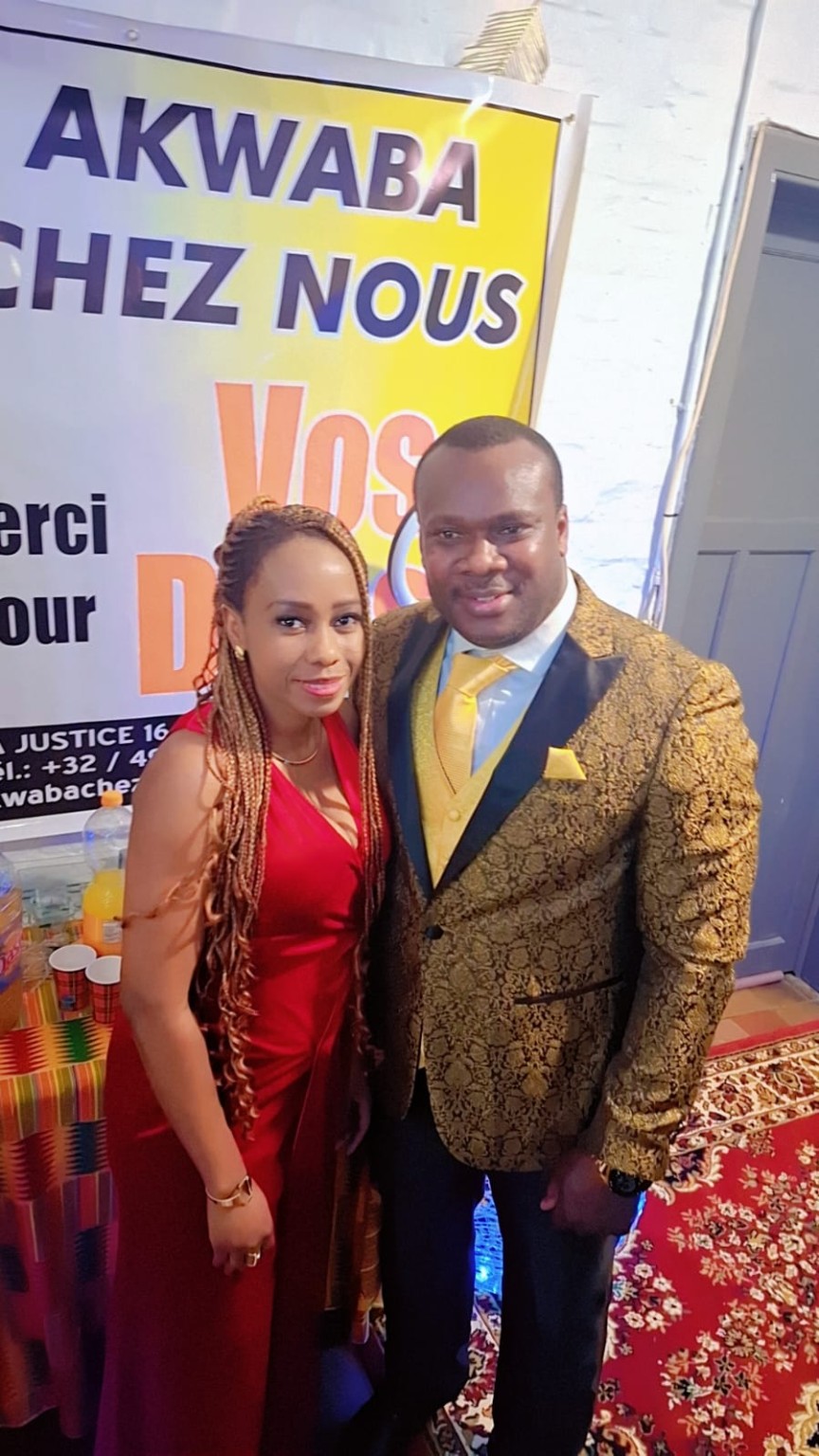 Les fondateurs de l’ASBL Akwaba chez nous, Dedi Akissi Marie-Laure et Lawson Hellu N Auguste