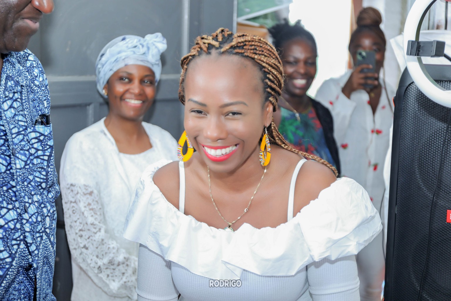 Dedi Akissi Marie-Laure lors de l’inauguration de l’ASBL